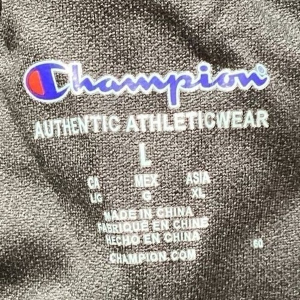 Champion Athletic Shorts Womens Large Black Good Retro Striped Dolphin Shorts - Picture 4 of 7